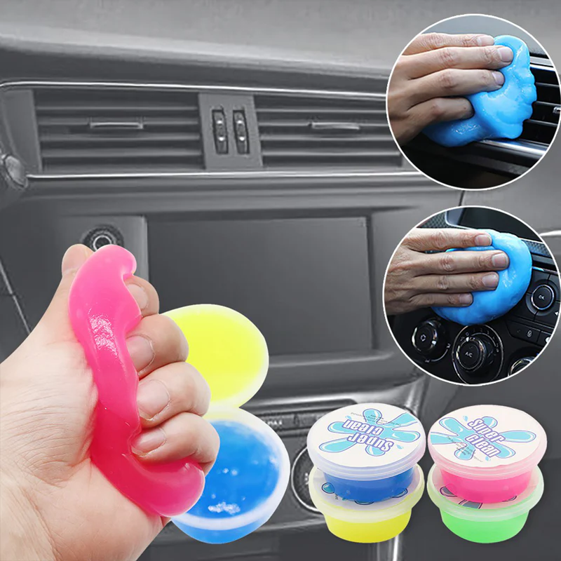 Multifunction Car Super Clean Mud Keyboard Cleaning Air Conditioner Vent Magic Soft Sticky Clean Glue Slime Dust Dirt Cleaner - Image 11