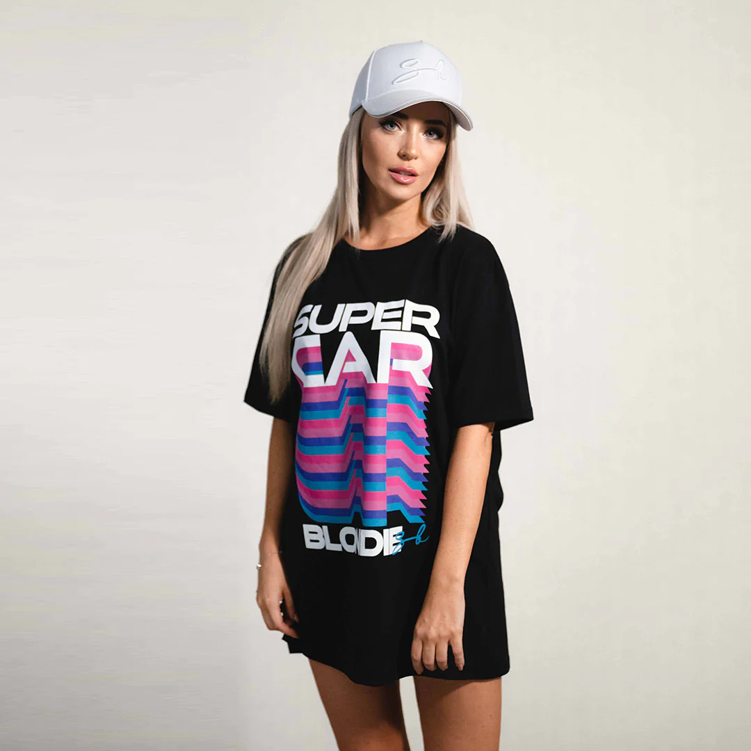 Retro Blondie T-Shirt in Black - Image 3