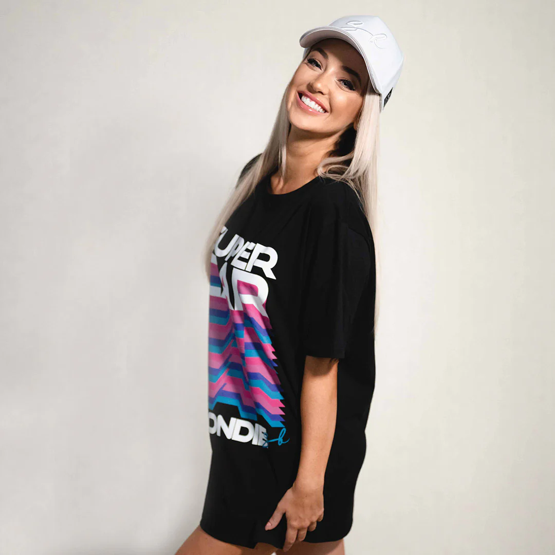 Retro Blondie T-Shirt in Black - Image 5